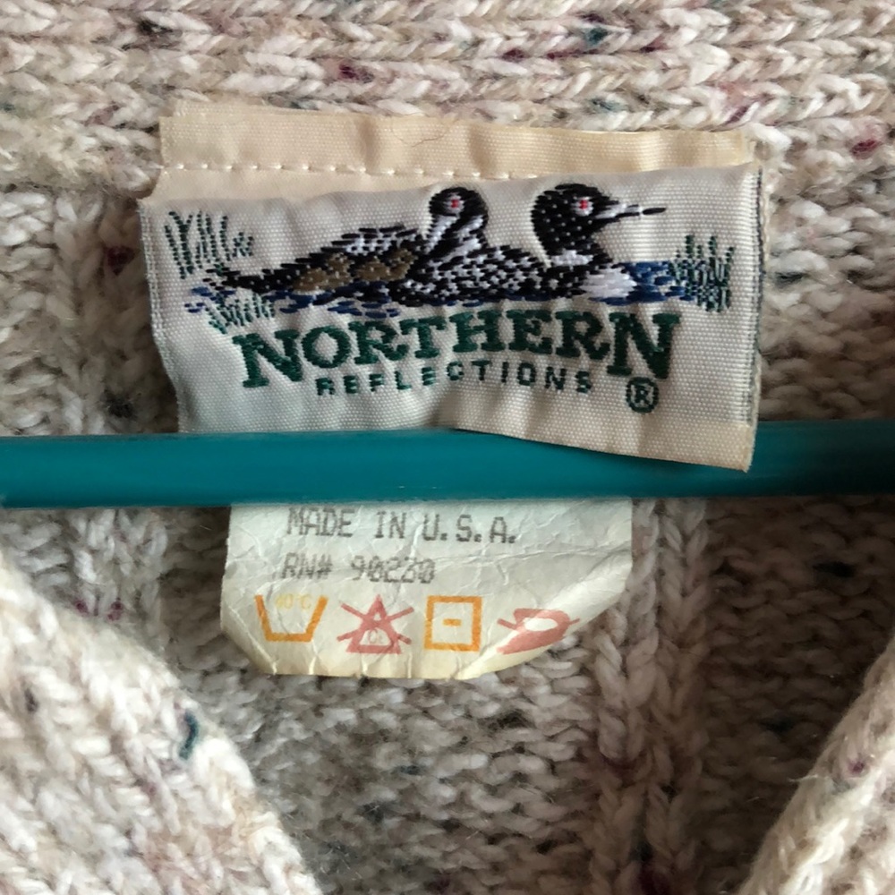 Speckled Cream Winter Pullover - Picture 3 of 5